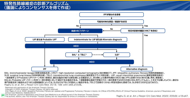 IPFの診断と治療の進め方