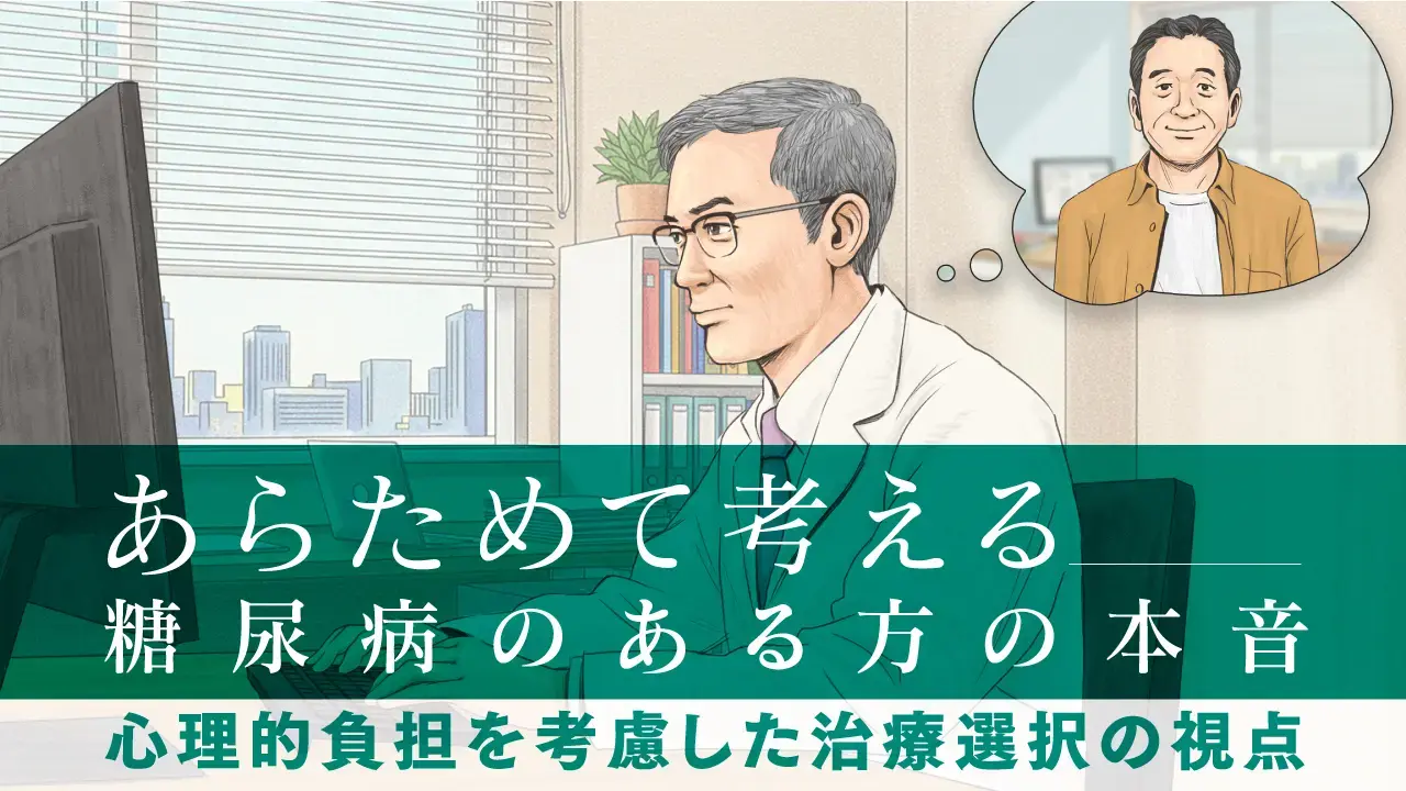 あらためて考える糖尿病のある方の本音（動画）